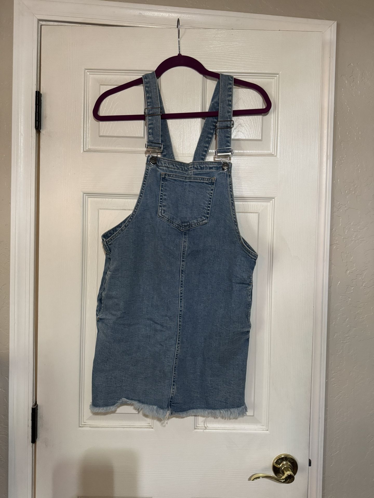 Ladies/Juniors Denim Overall Dress