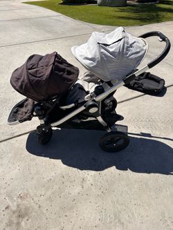 Baby double stroller
