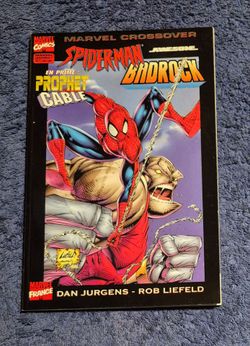 SPIDER-MAN/BADROCK + PROPHET/CABLE FRENCH EDITION 1998 NM MARVEL COMICS AWESOME