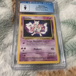 Mewtwo Cgc 9 Black Star Promo 