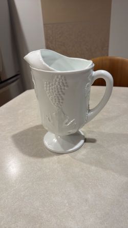 Pitcher Milk Glass $35