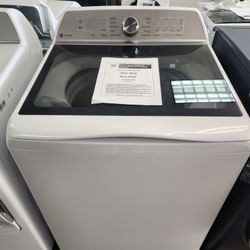 Profile 5.0 cu. ft. High-Efficiency Smart Top Load Washer in White with Impeller and Microban Technology, Energy Star