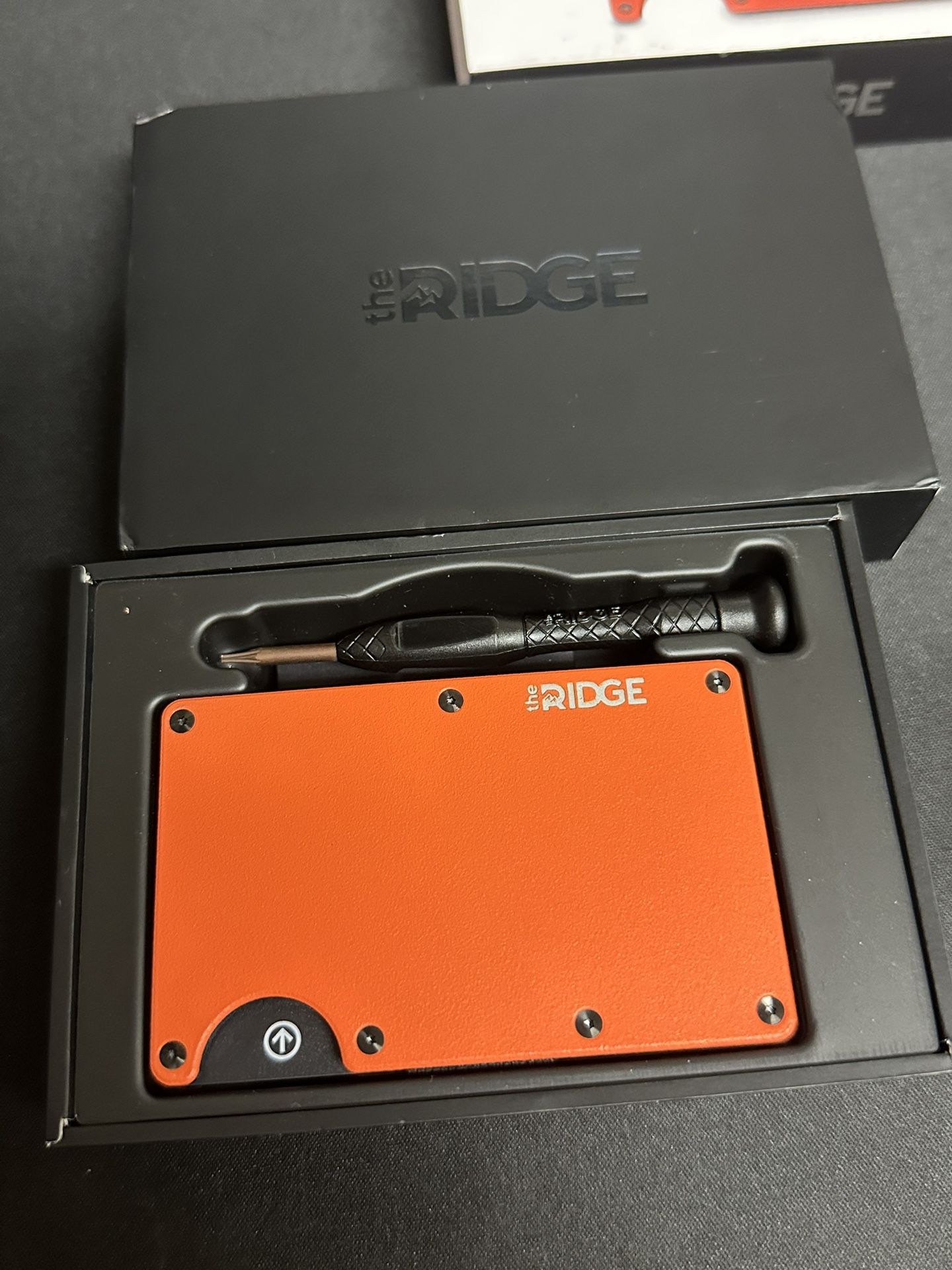 Ridge Wallet – Orange Aluminum