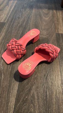 Vince Camuto Braided Block Heel Sandals