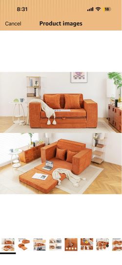 Boneless pull out sofa