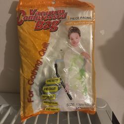 Vacuum Compressed Bag for Clothing, Quilt - 130x100cm