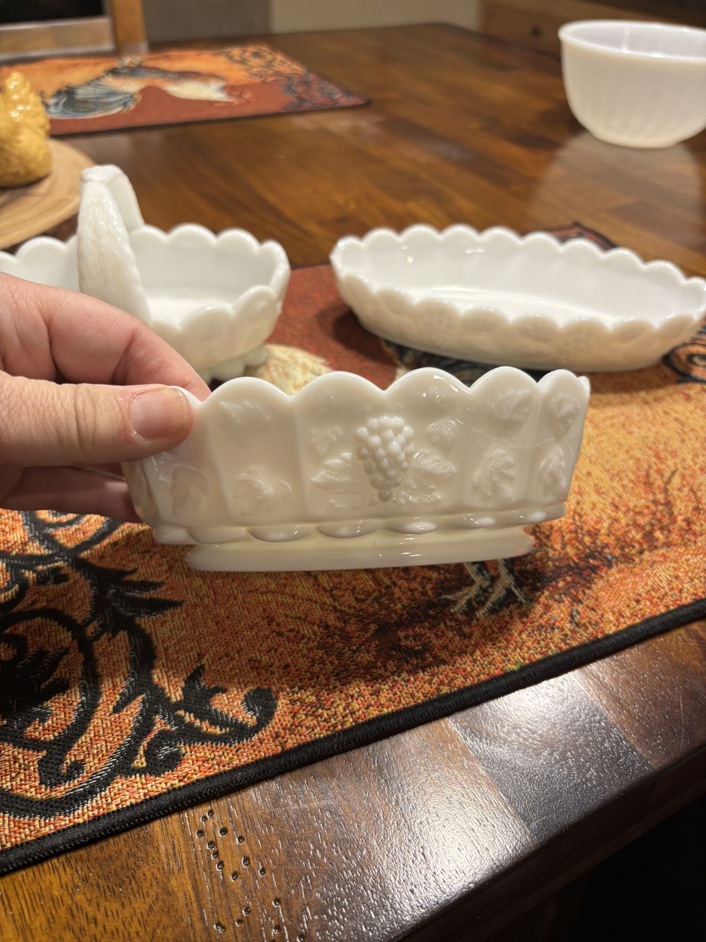Milk glass Items