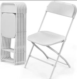 Basic party chairs for sale $10 each chair 350lbs capacity