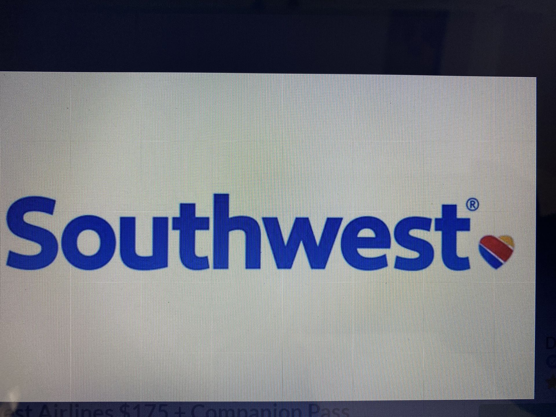 Southwest Airline Luv Vouchers