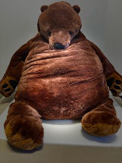 Jumbo Djungelskog Brown Bear Plush/Stuffed Animal