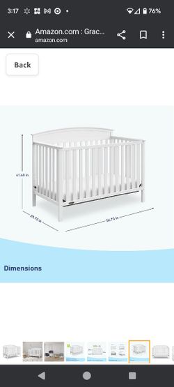 Graco Baby Crib White
