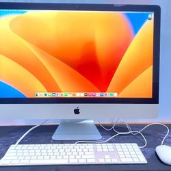 Apple iMac 27” 5K Retina 4.2Ghz 16GB RAM 500GB SSD Radeon Pro 575 Graphics Chipped Glass