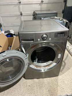 LG TrueSteam Sensor Dry Front-Load Dryer & matching washer
