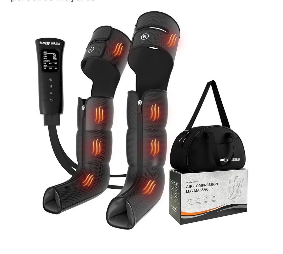 Family air compression leg massager