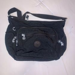 KIPLING black nylon crossbody/shoulder bag