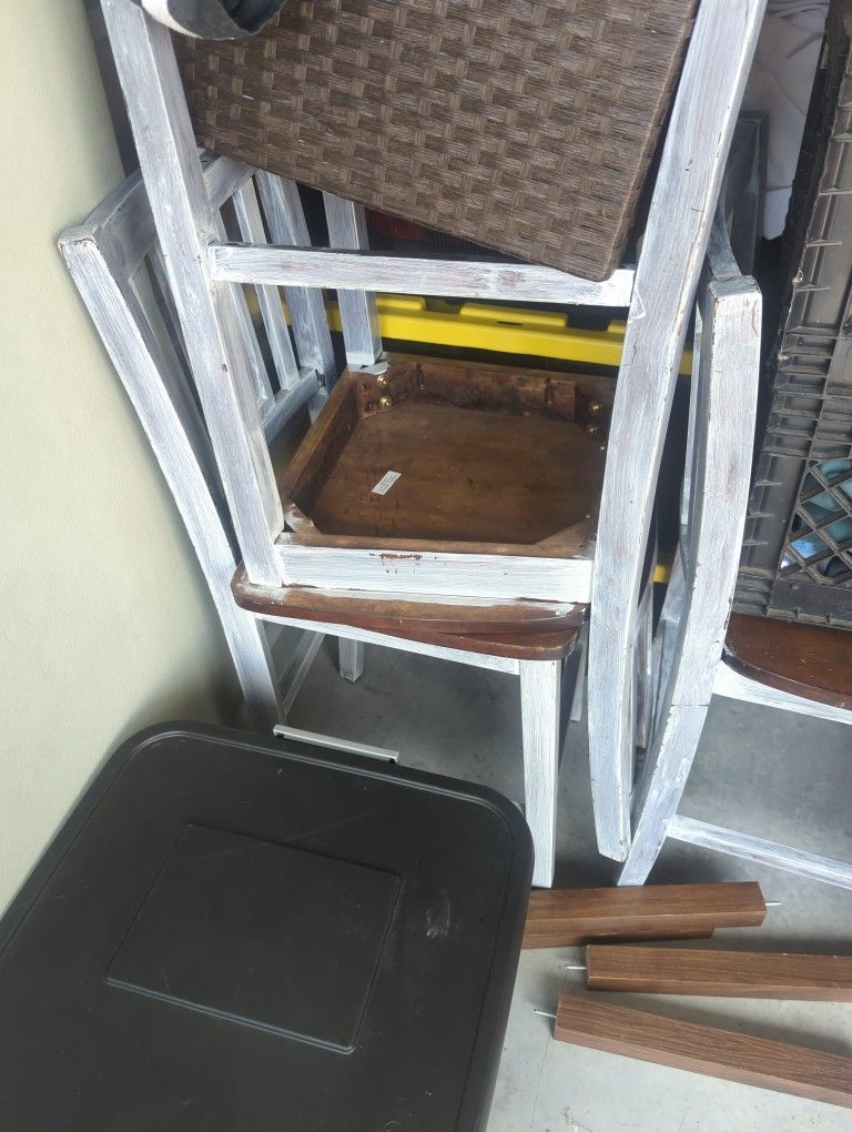 3 Wooden Chairs, Good Condition