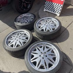 20” Rims W Tires 4 Sale *LOW BALL*