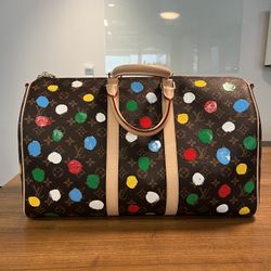 Louis Vuitton Duffle 45 Polka dot Collab With Yayoi 