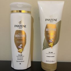Pantene Pro-V Daily Moisture Shampoo 12oz + Conditioner 9oz Set NEW