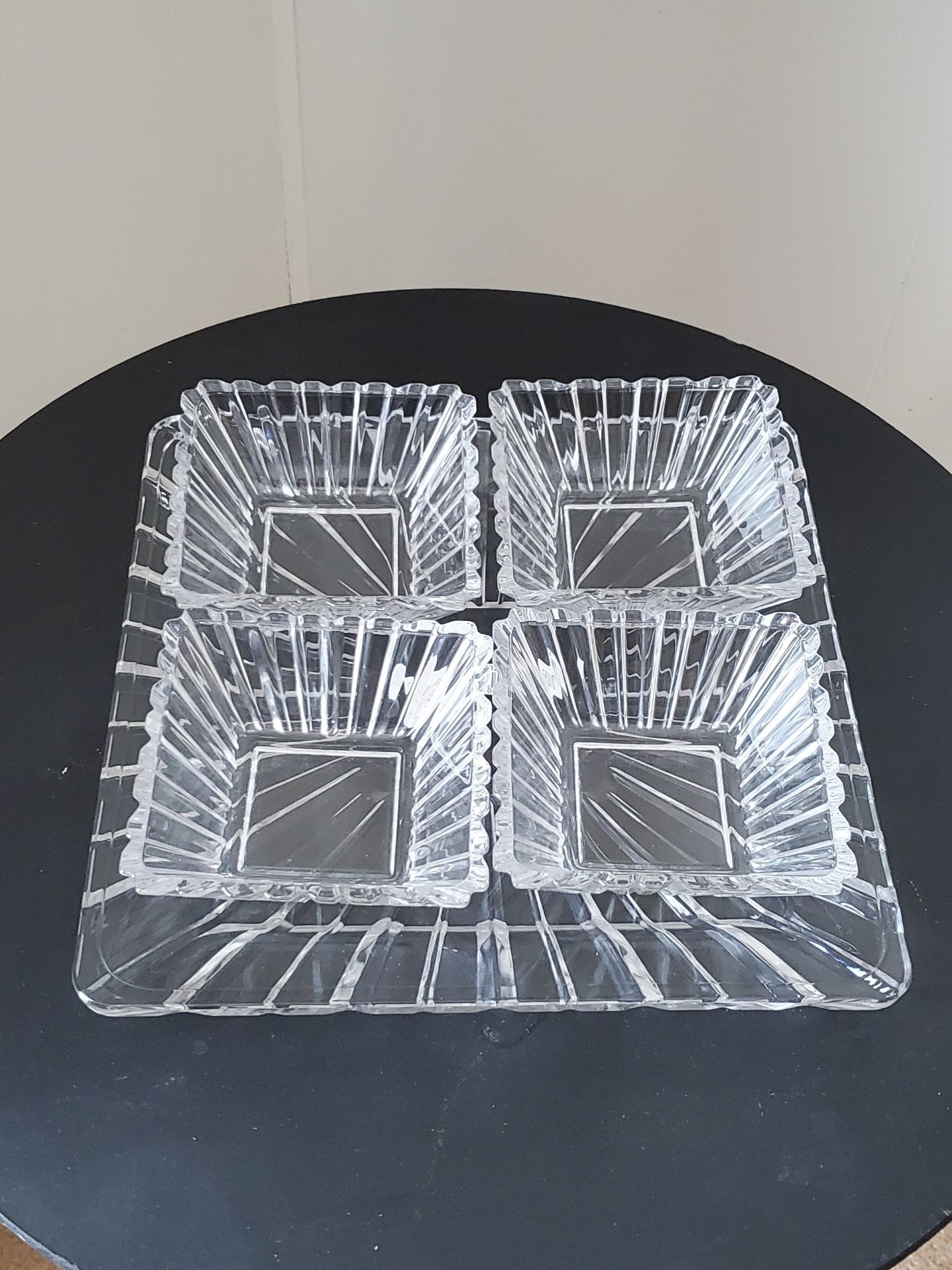 Vintage Server Set By Crystal Clear