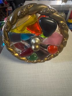 Vintage 1980s(?) Brass Parlor Kaleidoscope