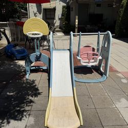 Slide And Swing Set