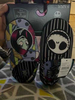 Nightmare Before Christmas Slippers Women's Size 6