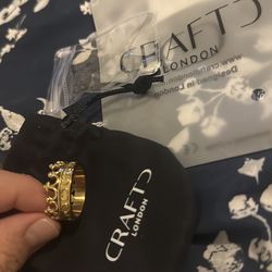Mens Crown Ring Size L