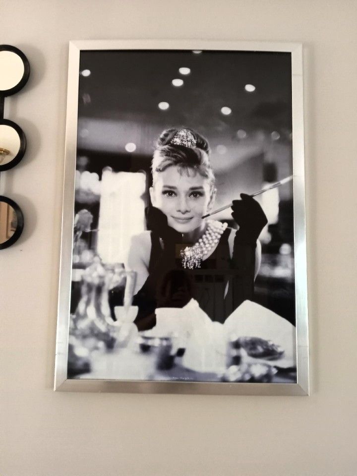 Aubrey Hepburn Wall Decor $10
