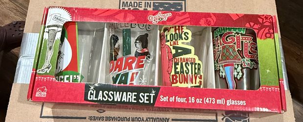 $20 obo A Christmas Story 4-Piece Glassware Set – New in Box