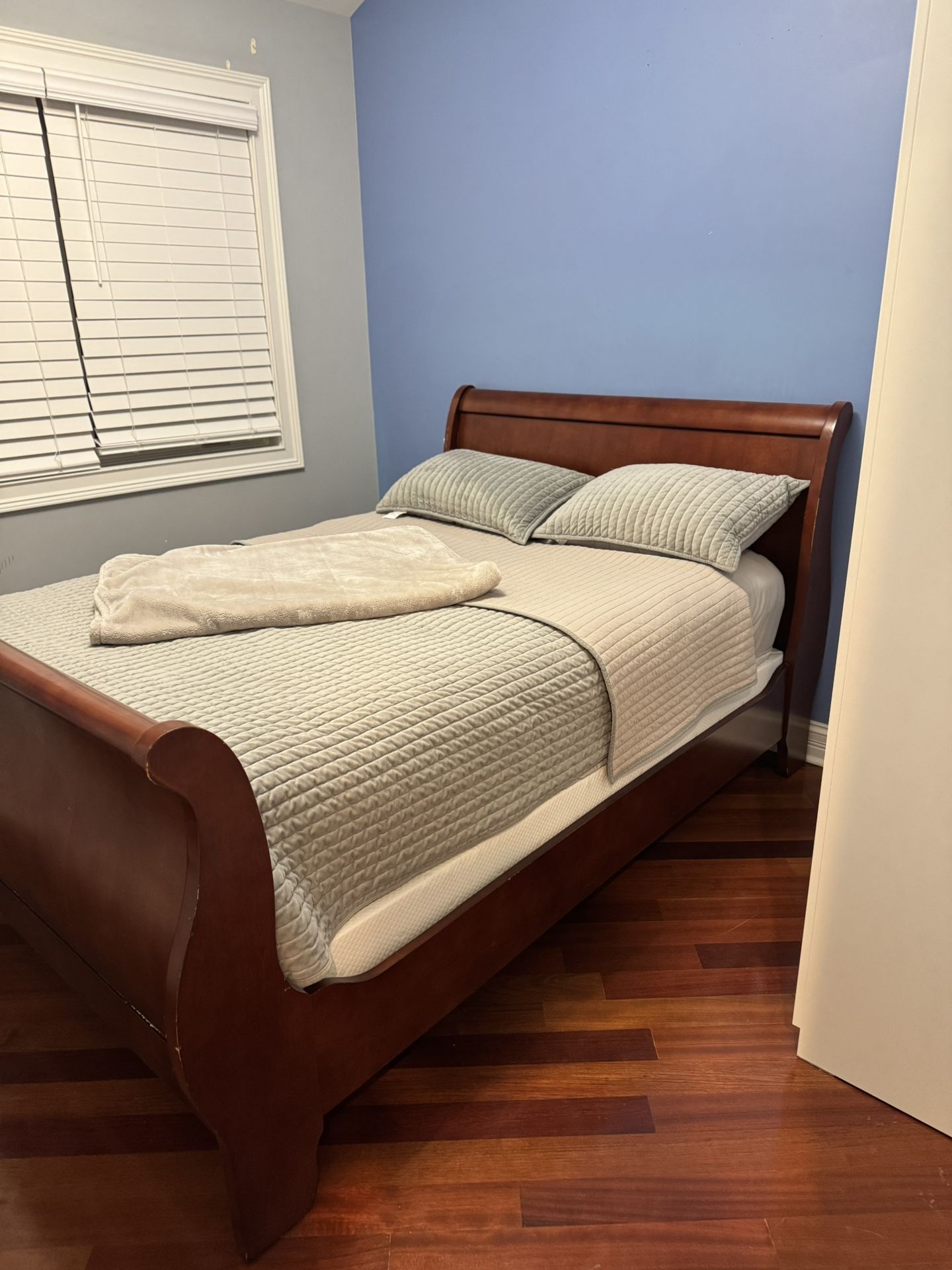 Full Size Bed Set with Box Spring&Mattress 