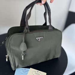 Authentic PRADA 1997  rare vintage olive green bag