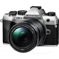 OM SYSTEM OM-5 Mark II SLV w/M.ZUIKO Digital 14-150mm f4.0-5.6 Il Compact Light