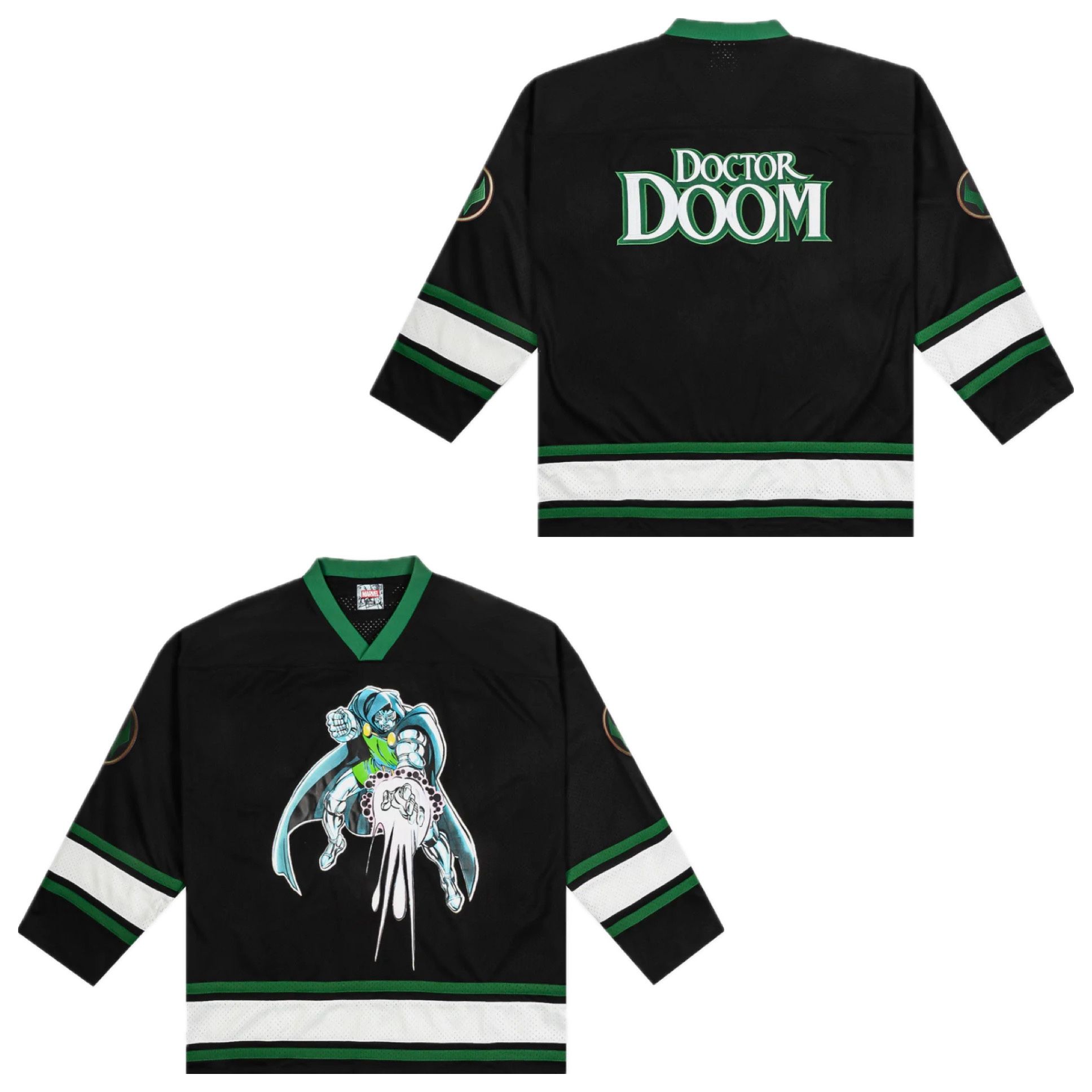 Doctor Doom Marvel Hockey Jersey Mens Small New Shoe Palace Exclusive $49.99MSRP