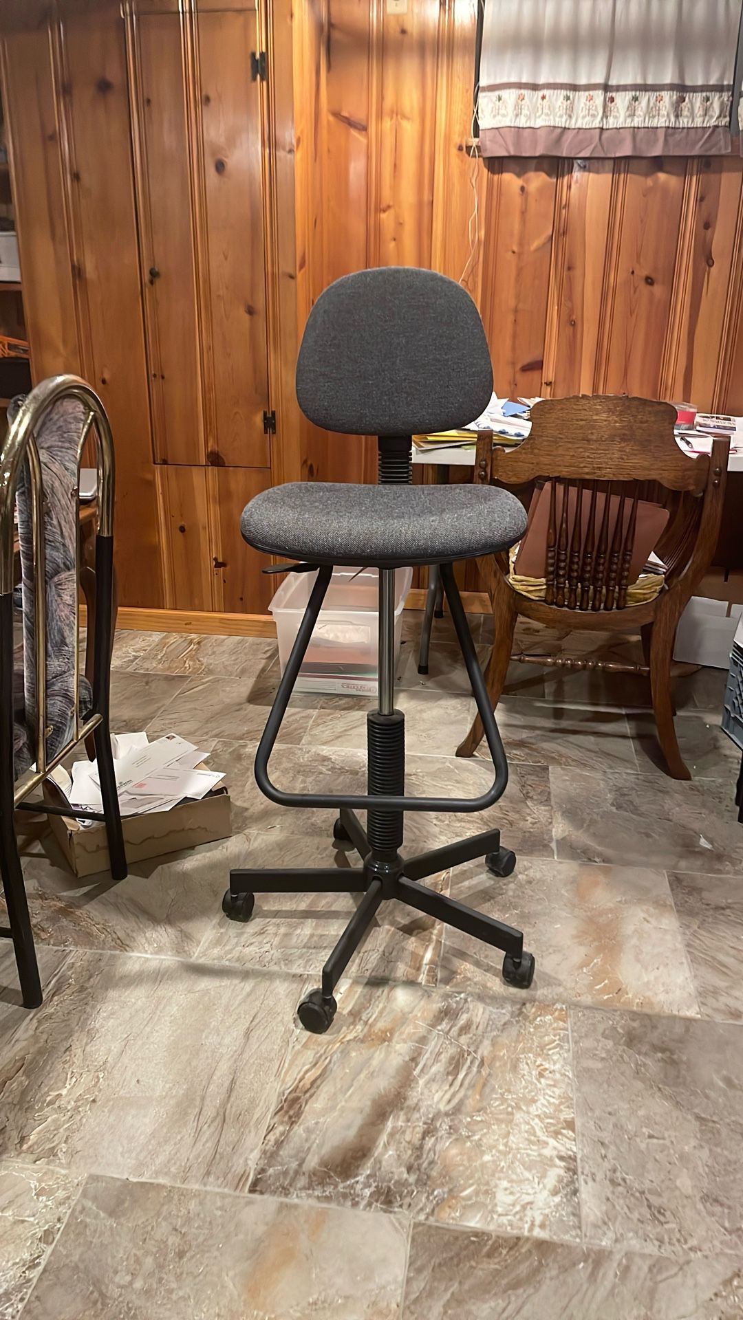 Drafting Chair Grey