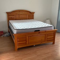 Queen Bed Frame And Mattress 