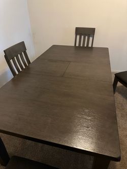 Extendable Dining Table 4 Chairs