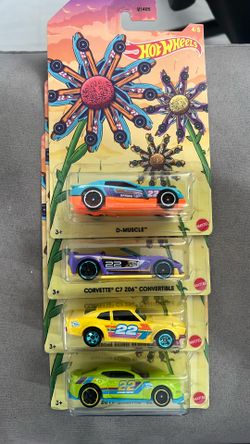 Hot Wheels 2017 Camaro ZL1 Custom Ford Maverick Corvette C7 Z06 D-Muscle