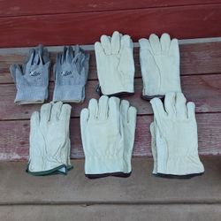 Lot of Leather (and other) Gloves - $10 for ALL Together