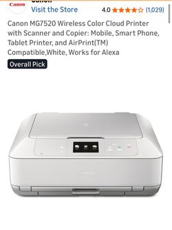 Canon MG7250 Prixa Printer Scanner Wireless