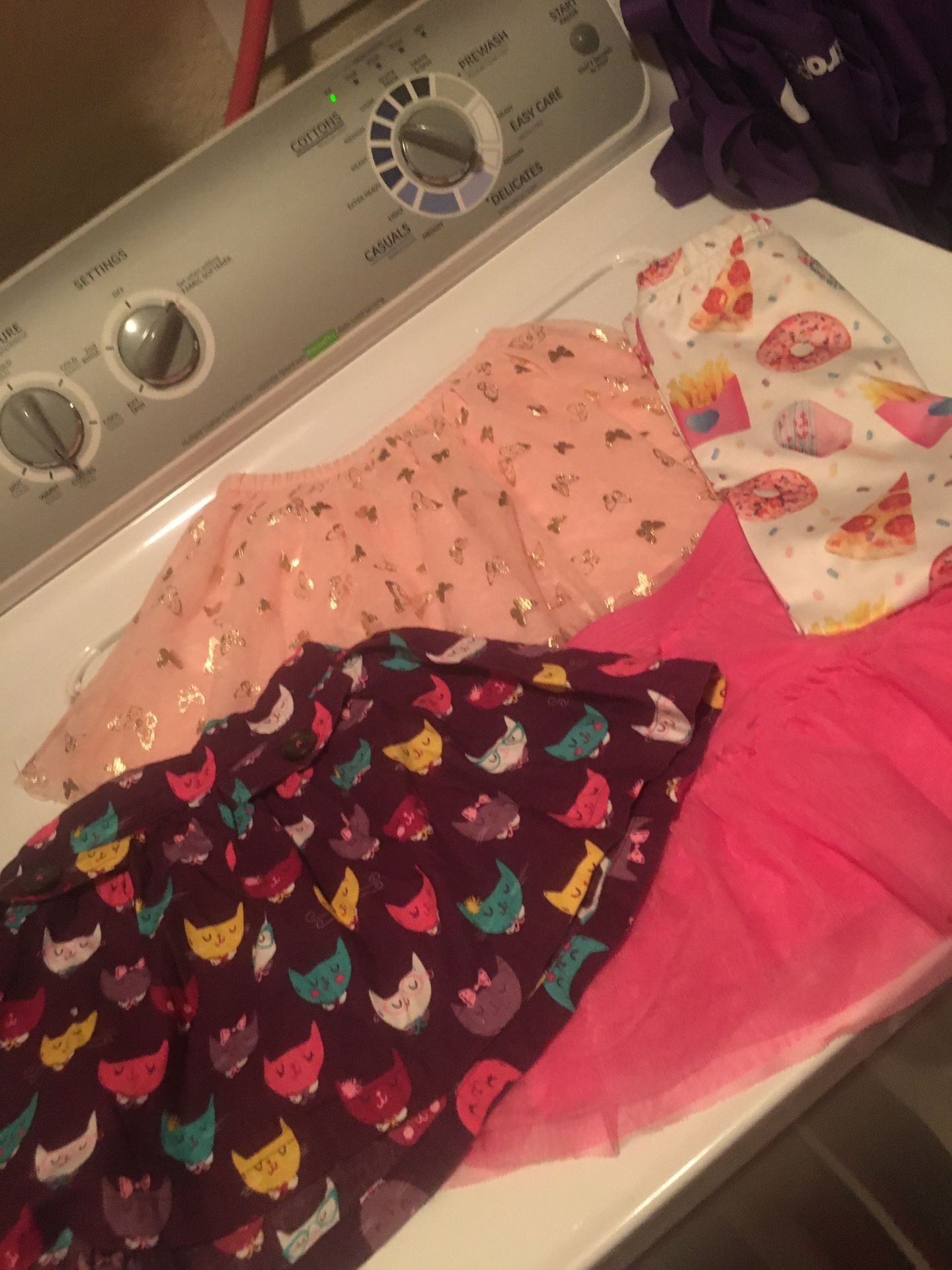 3 skirts and 1 leggings