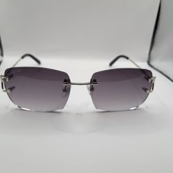 Cartier Glasses Rimless(Gray)