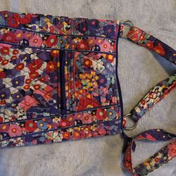 Floral Vera Bradley Large Crossbody Bag