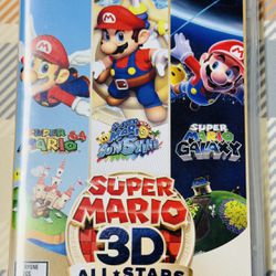 Super Mario 3D All-Stars (Nintendo Switch, 2020) Authentic USA Tested W/Case