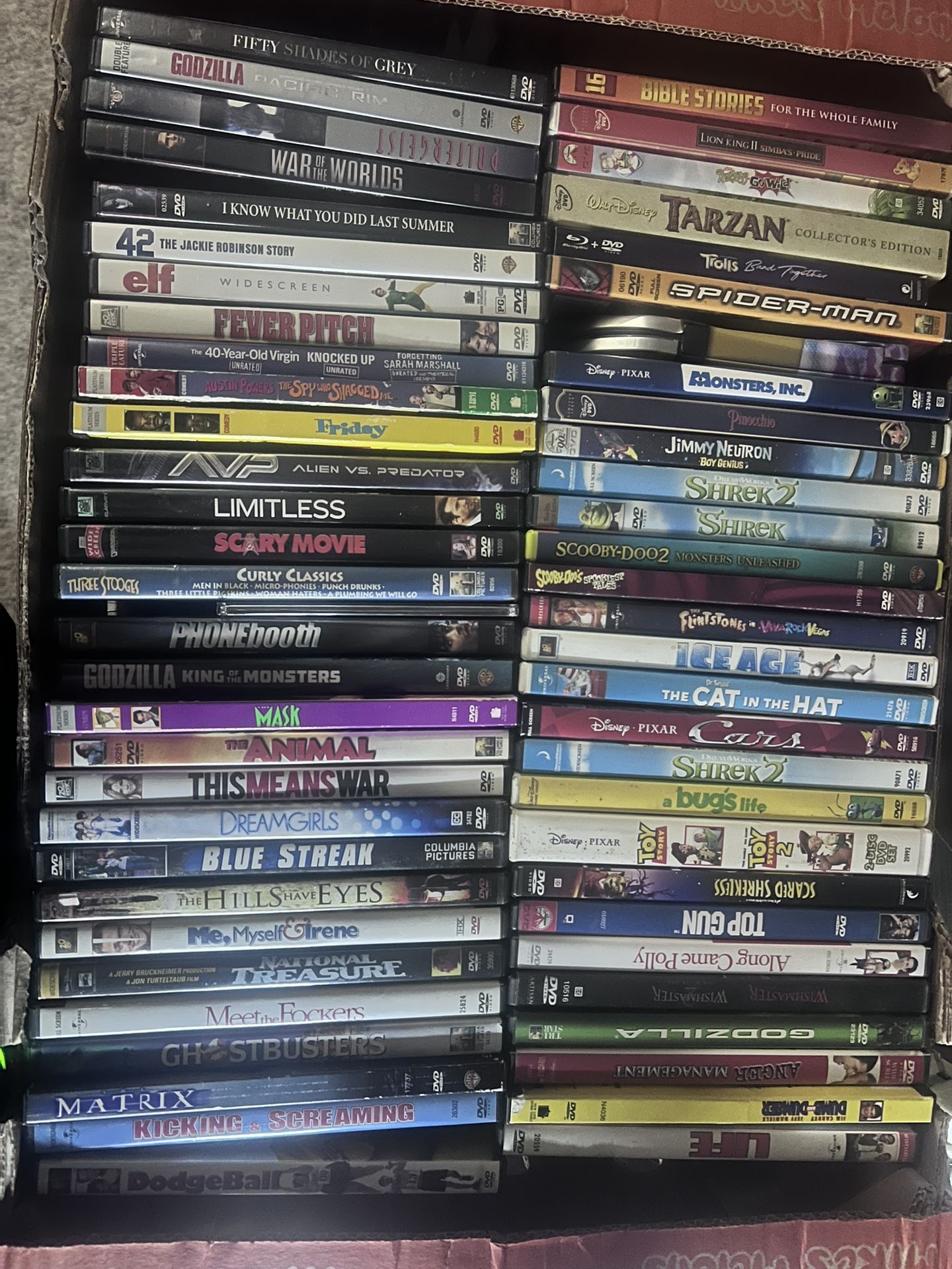 DVDs! Adult And Children Movies