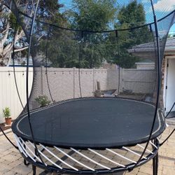 Spring free Trampoline. 8x 11 Medium Size (comes With New Net) 