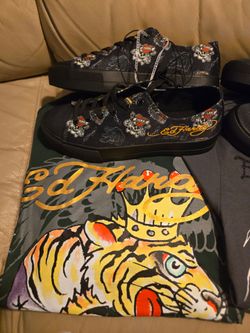 Ed Hardy apparel.