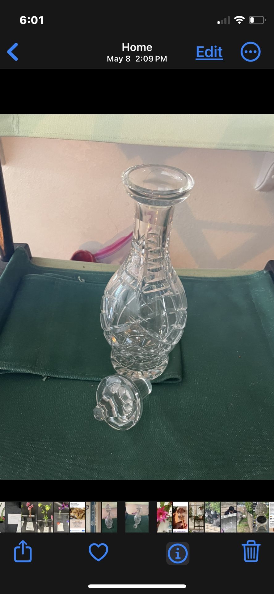 Waterford wine decanter
