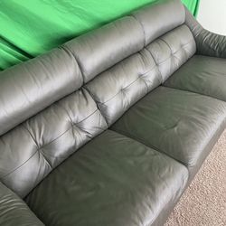 Leather couch