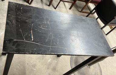 Black Wooden Table